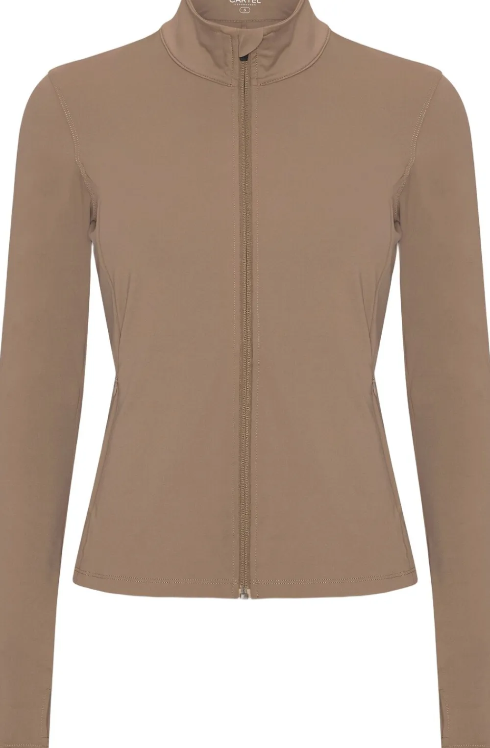 Dame Cartel Copenhagen Cartel x Align by Blume contour zip jacket - Hazel