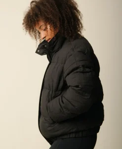 Cartel Copenhagen Cartel x Align by Blume puffer bomber jacket - Nero Sort New