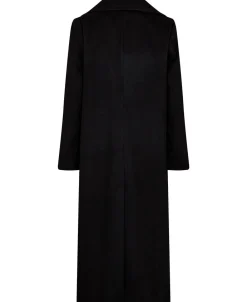 Cashmere Coat W - Clareta Long>Sand Hot