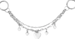 Chain w. Pearly Heart Bag Charm>SUI AVA