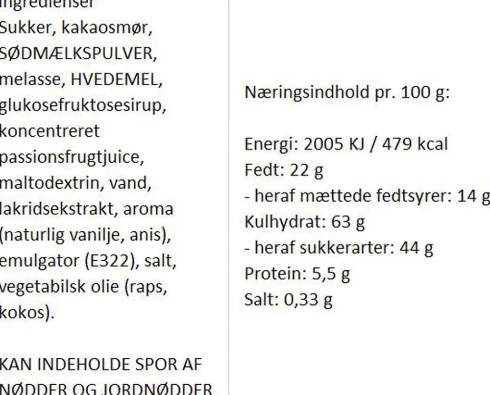 Almuegaarden Chokolade-lakridser med passionsfrugt Online