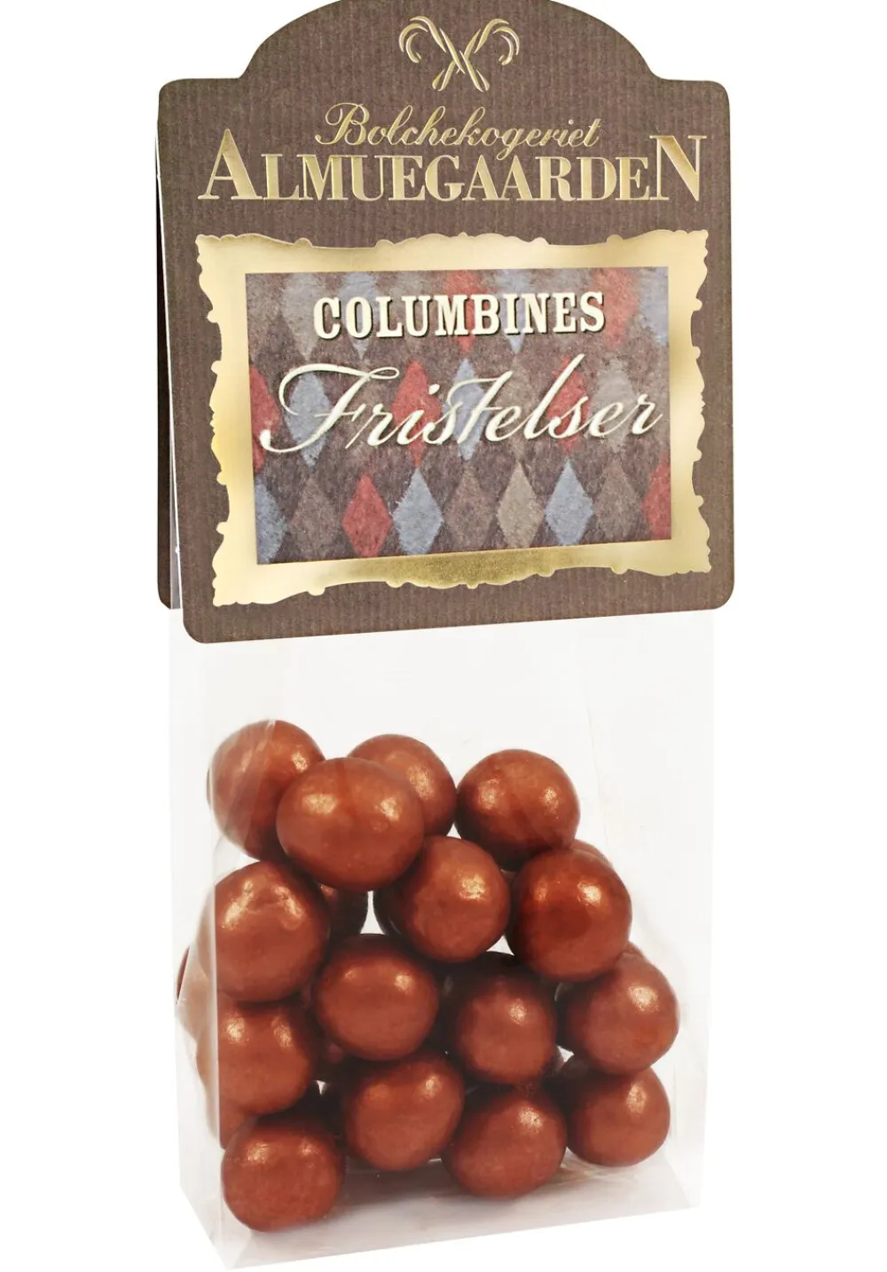 Almuegaarden Choko-Lakrids Hindbær - Bronze, Klodsbundspose