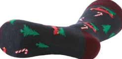 Lindbergh Christmas bamboo sock Blå Outlet