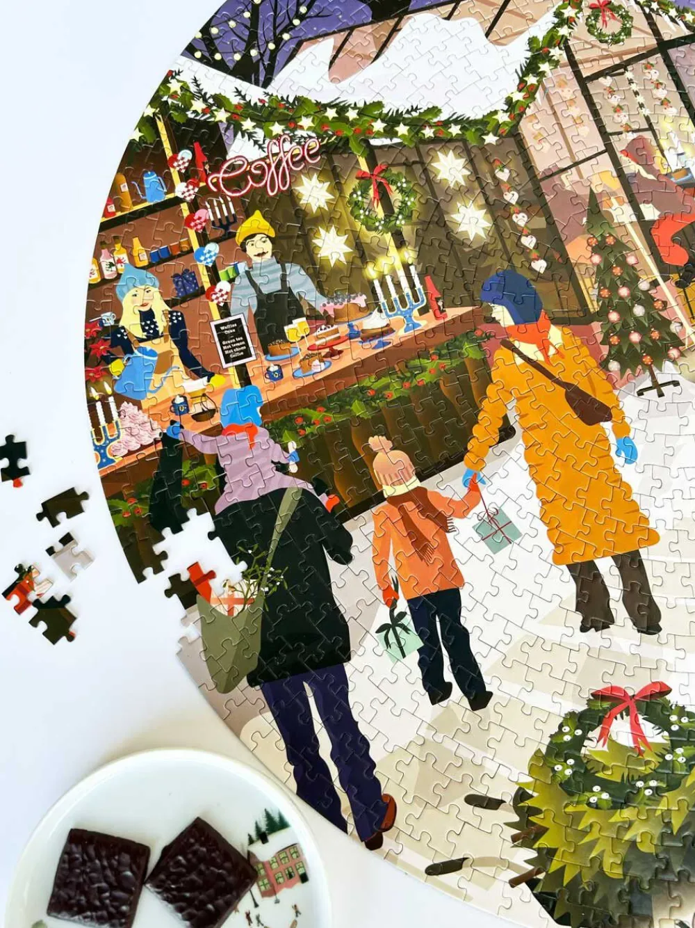 CHRISTMAS MARKET - puslespil med 1000 brikker>ViSSEVASSE Hot