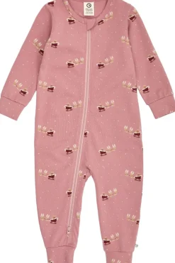 Børn Müsli by Green Cotton Christmas zip bodysuit
