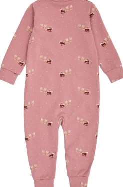 Børn Müsli by Green Cotton Christmas zip bodysuit