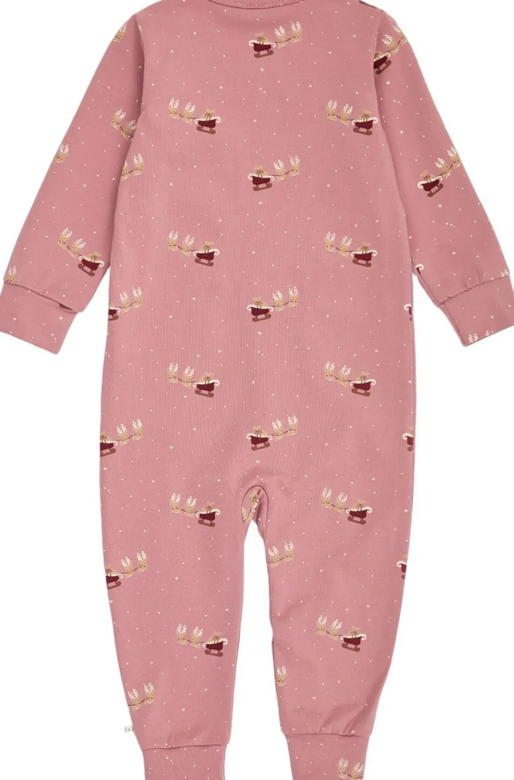 Børn Müsli by Green Cotton Christmas zip bodysuit