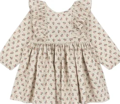 Børn Konges Sløjd CIANNA LS BOW DRESS GOTS