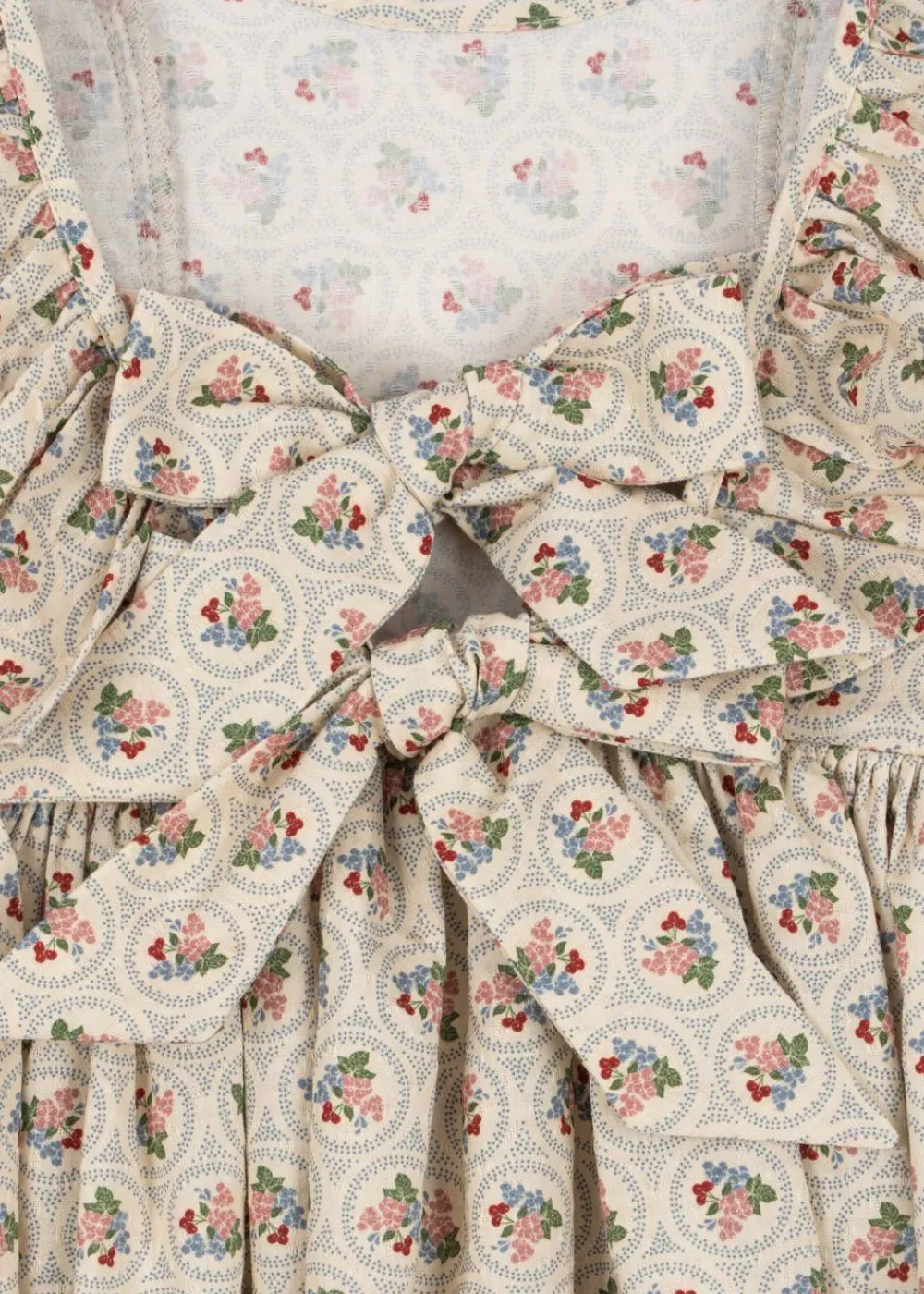 Børn Konges Sløjd CIANNA LS BOW DRESS GOTS