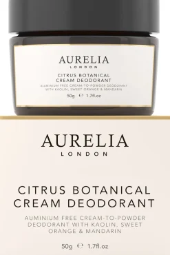 Citrus Botanical Cream Deodorant 50g>Aurelia London