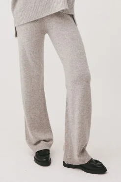 Magasin du Nord Collection Classic 8 - 100% Cashmere Light grey melange Online