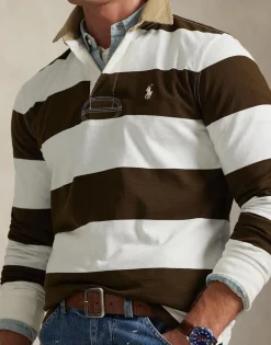 Polo Ralph Lauren Classic Fit Khaki-Collar Rugby Shirt