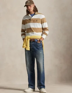 Classic Fit Khaki-Collar Rugby Shirt>Polo Ralph Lauren Clearance