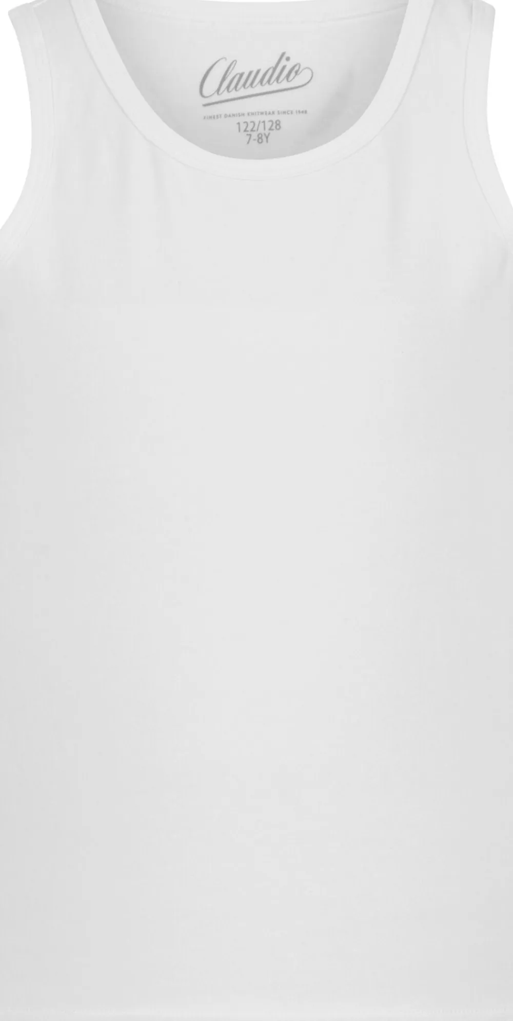 Claudio Boys 3-pack singlet Hvid Outlet