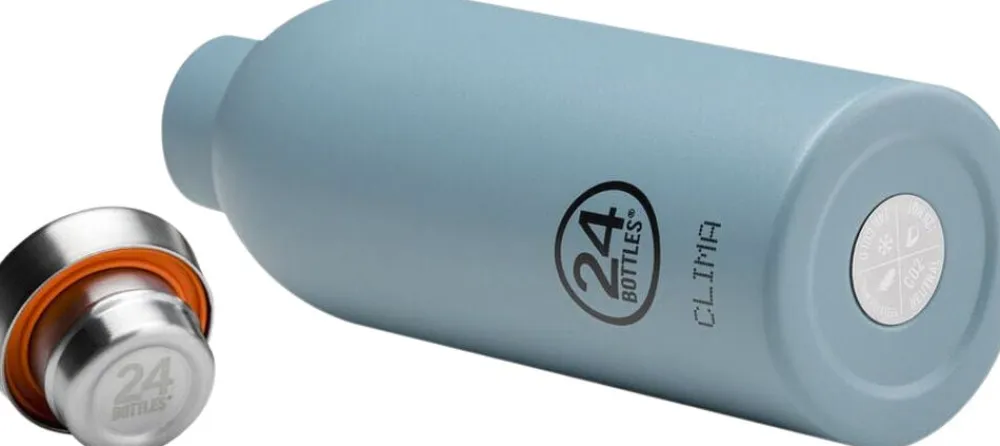 24Bottles Clima 500 ml - Termoflaske - Stone Finish - Powder Blue Outlet