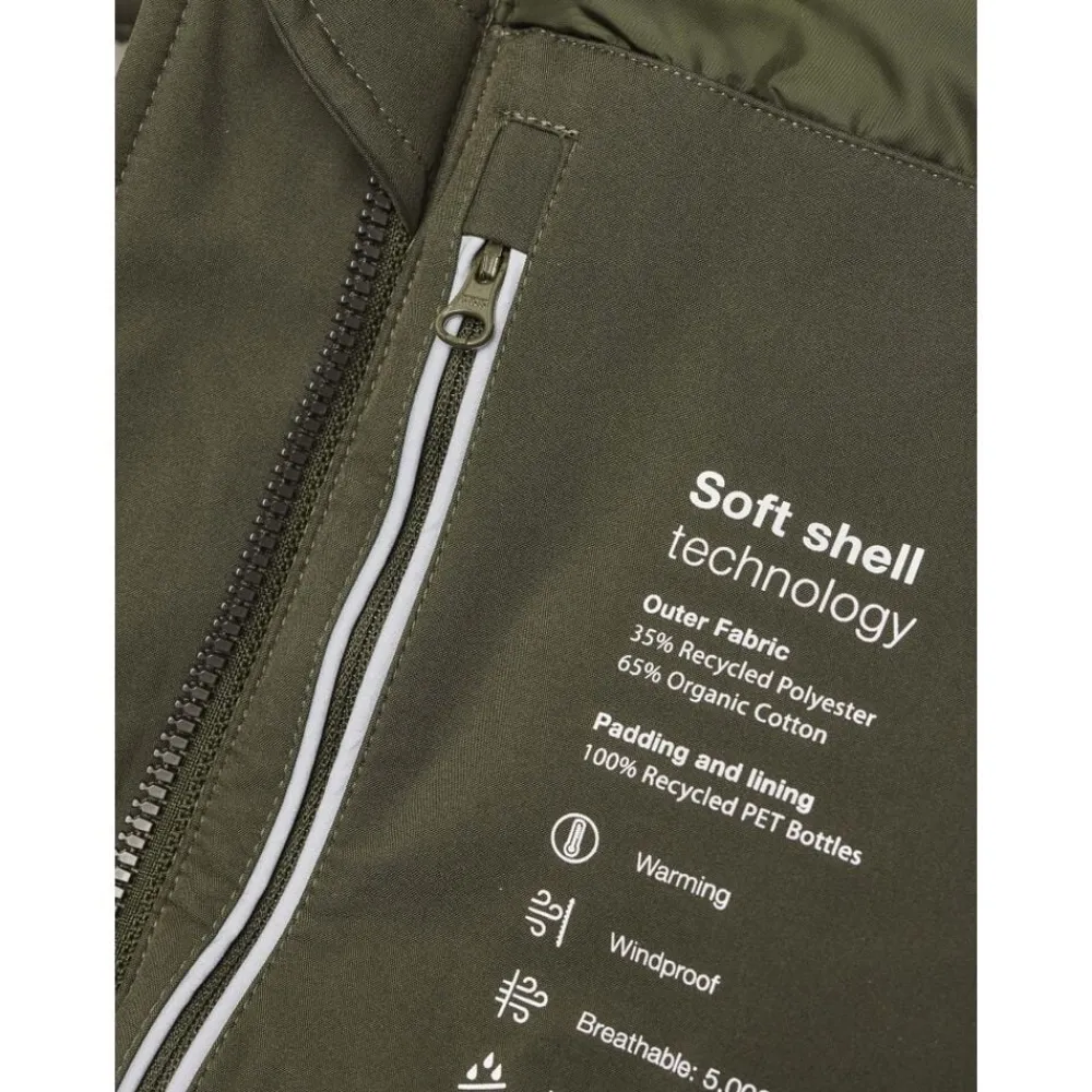 Climate shell jacket - GRS/Vegan>Knowledge Cotton Apparel Online