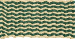 Hay Coco Door Mat-Stripe Wave-Dark green and white Online