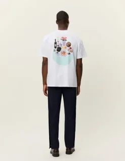 Les Deux Cole Table T-Shirt White Hot