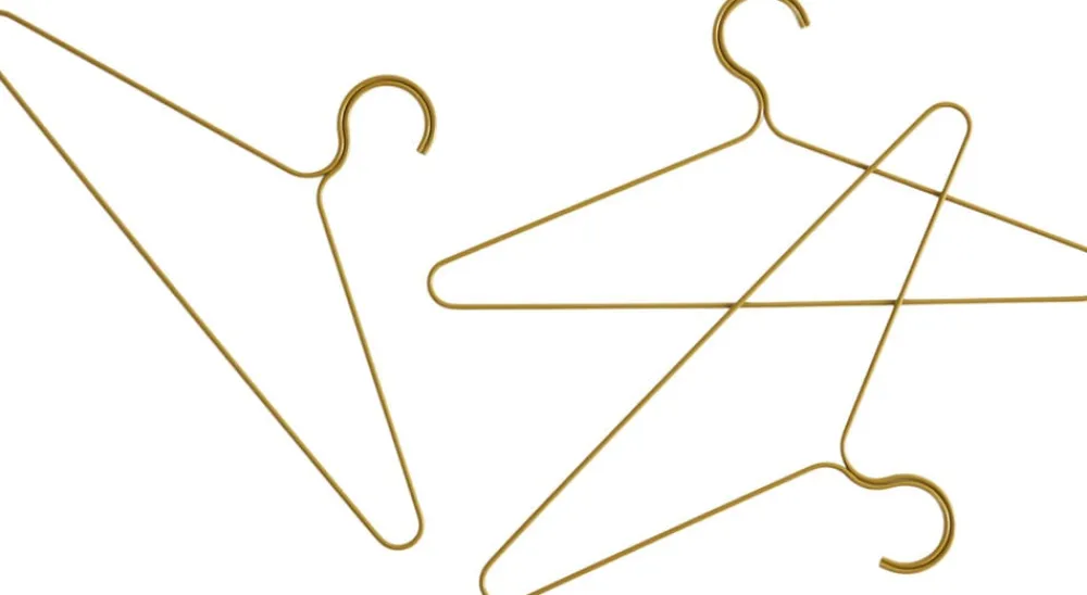 Hay Colour Hanger-Set of 3-Dijon Clearance
