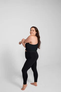 Girlfriend Collective Compressive High-Rise Legging, Long Black
