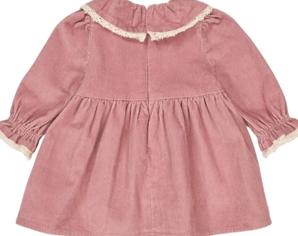 Børn Müsli by Green Cotton Corduroy l/s dress baby