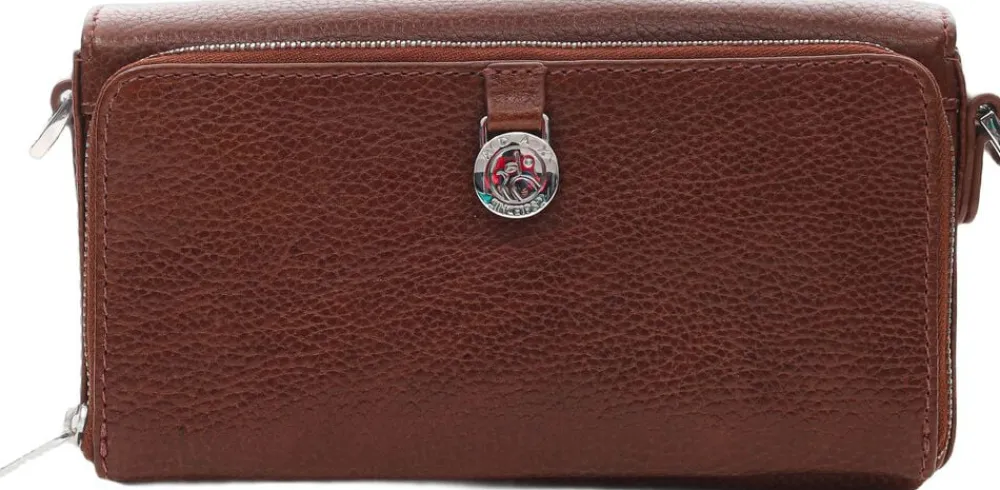 ADAX Cormorano shoulder bag Naina Walnut Hot