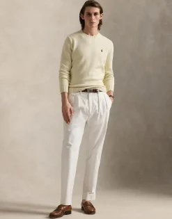 Cotton Crewneck Sweater><noscript><img width=