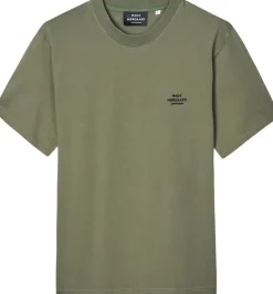 Mads Nørgaard - Copenhagen Cotton Jersey Frode Logo Tee FAV Mørkegrøn Outlet