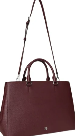 Crosshatch Leather Large Hanna Satchel><noscript><img width=
