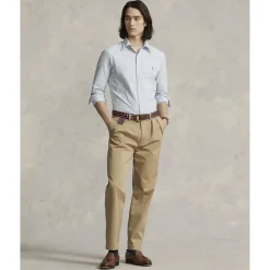 Polo Ralph Lauren Custom Fit Oxford Shirt Blue/white stripe Clearance