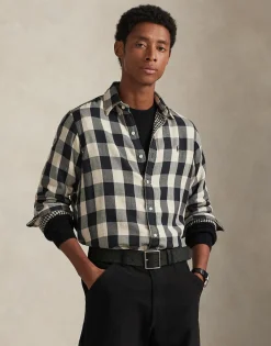 Custom Fit Plaid Double-Faced Shirt>Polo Ralph Lauren Sale