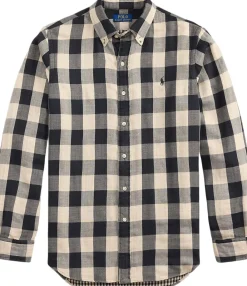Custom Fit Plaid Double-Faced Shirt><noscript><img width=