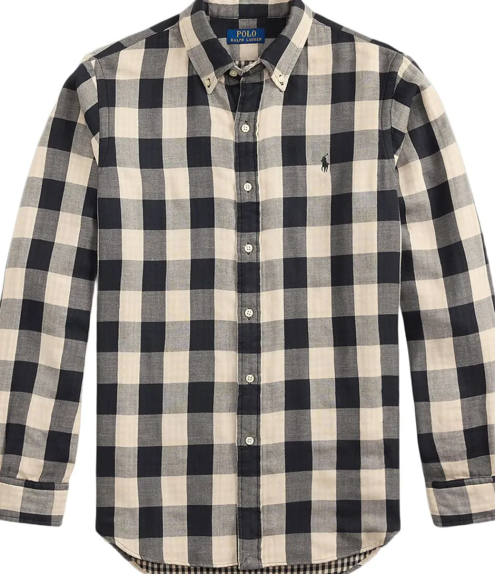 Custom Fit Plaid Double-Faced Shirt>Polo Ralph Lauren Sale