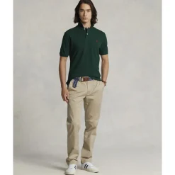 Custom Slim Fit Mesh Polo Shirt><noscript><img width=