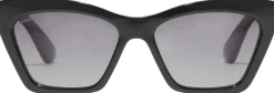 Dame Pilgrim DAKOTA kantet cat-eye solbriller sort