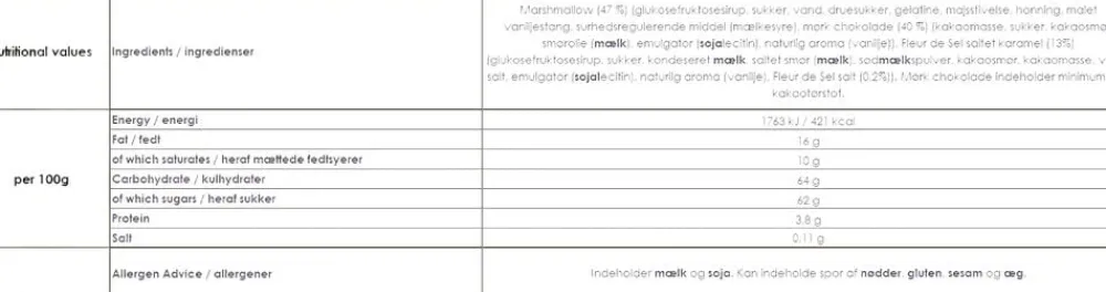 Barú Dark chocolate marshmallows 60 gr