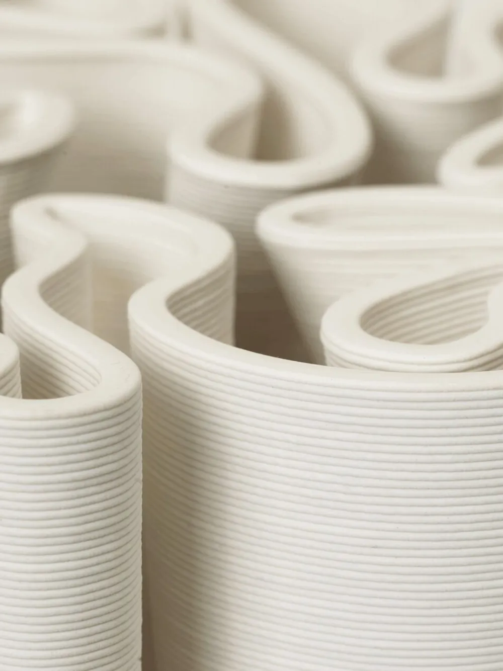 Dedali Vase - H25 - Off-white>Ferm Living Outlet