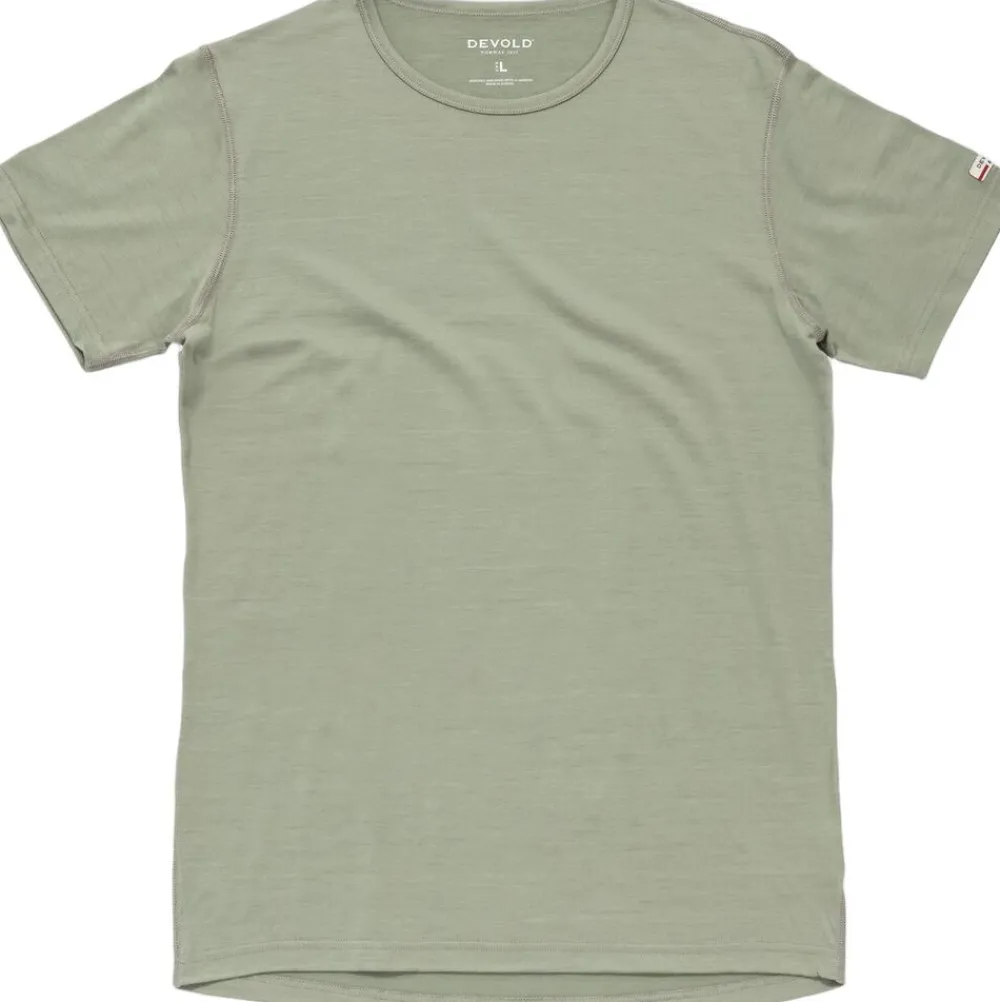 Devold Breeze Plus Merino 200 Tee, herre Grøn