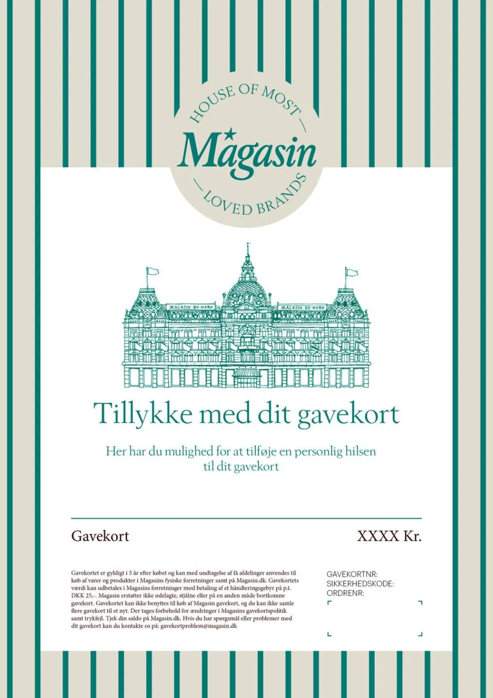 Digitalt Gavekort>Magasin