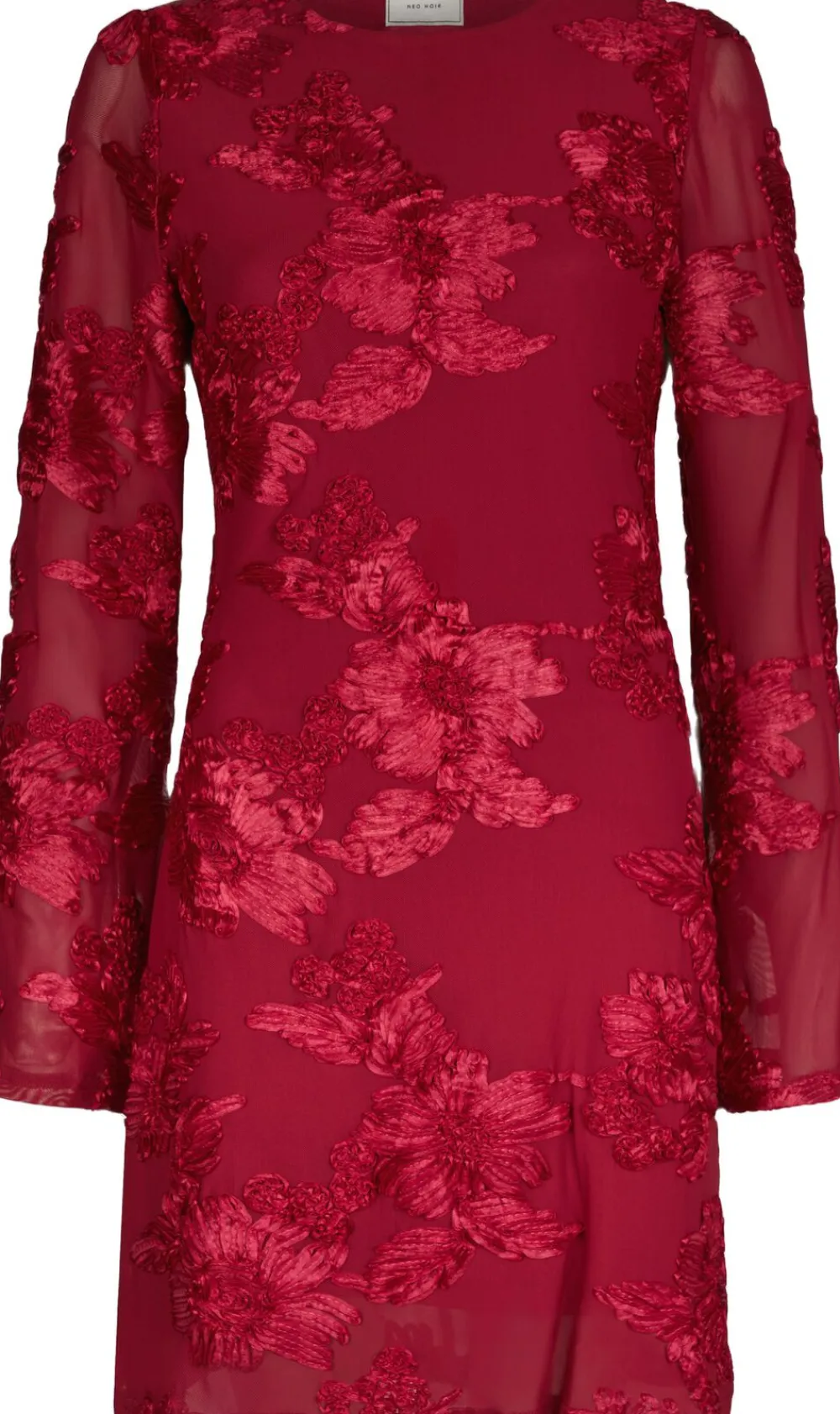 Dirina Big Flower Mesh Dress>Neo Noir New