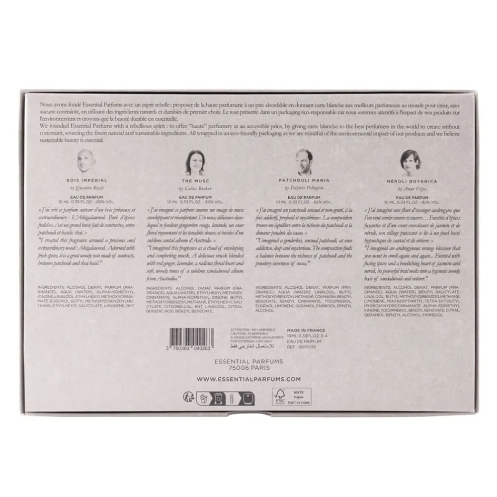 Essential Parfums DISCOVERY TRAVEL SET : 4*10ML