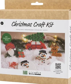 DIY Kit BioBeads , Julebil, rensdyr, snemand, nisse og gave><noscript><img width=