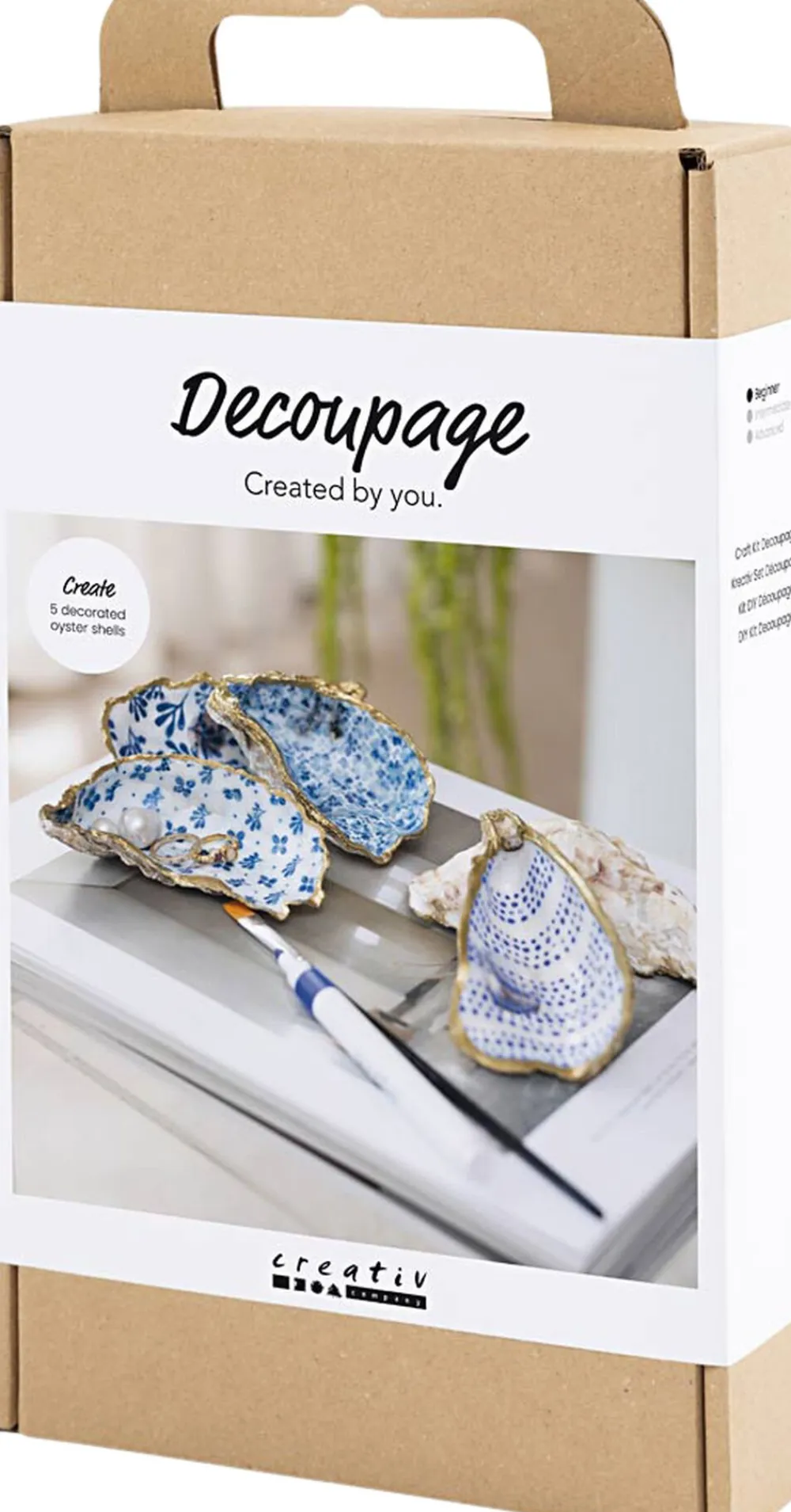 DIY Kit Decoupage, Østersskaller>Creativ Company Discount
