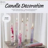 DIY Kit Lysdekoration, Dekorerede kronelys>Creativ Company Sale