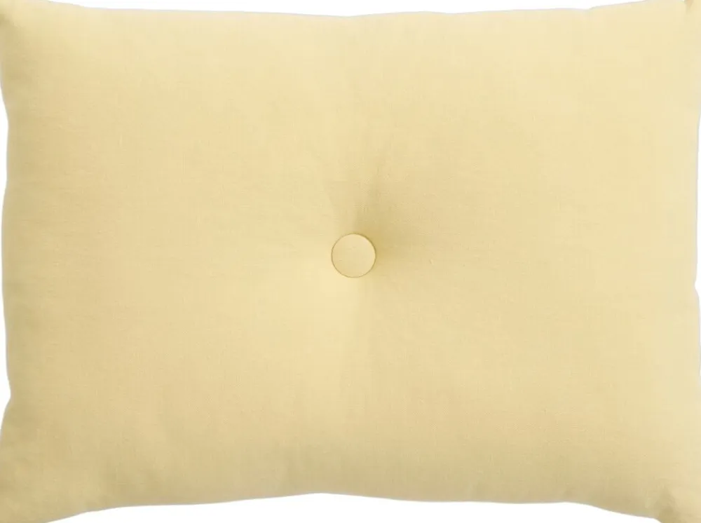Dot Cushion-Linen-Soft yellow>Hay Online