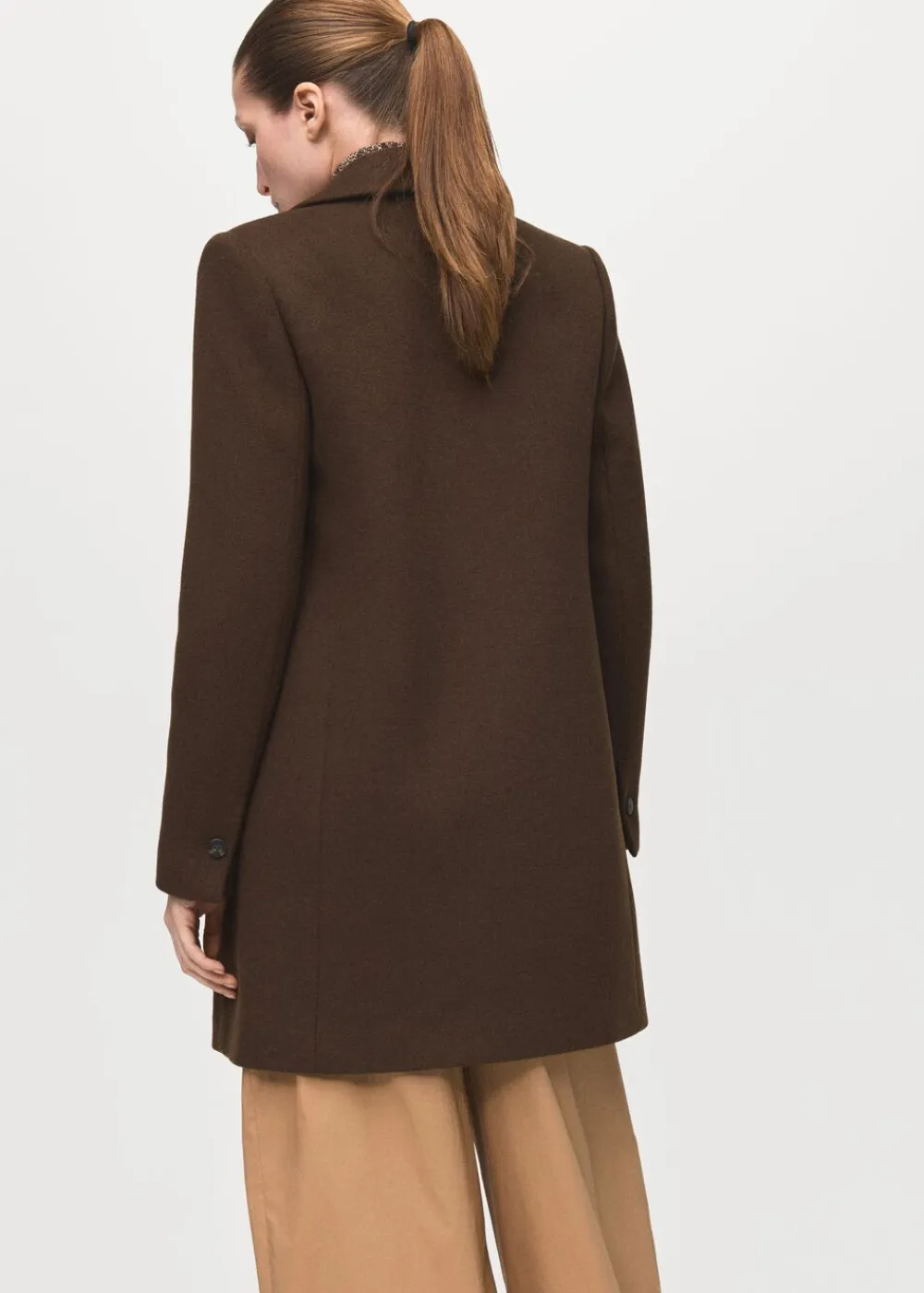 Double-breasted wool blend coat>MANGO Hot