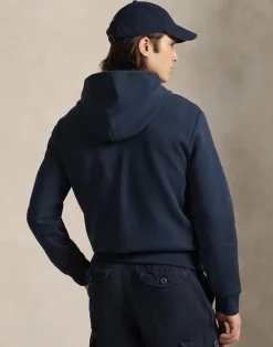 Polo Ralph Lauren Double-Knit Full-Zip Hoodie Blå New