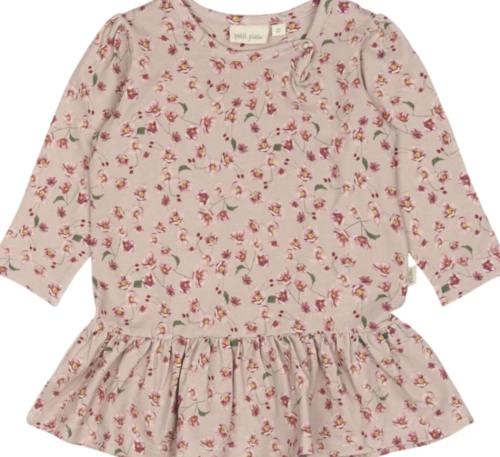 Dress L/S Gather Printed>PETIT PIAO Best