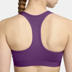 Nike Dri-FIT Medium Support polstret sports bh Lilla Clearance
