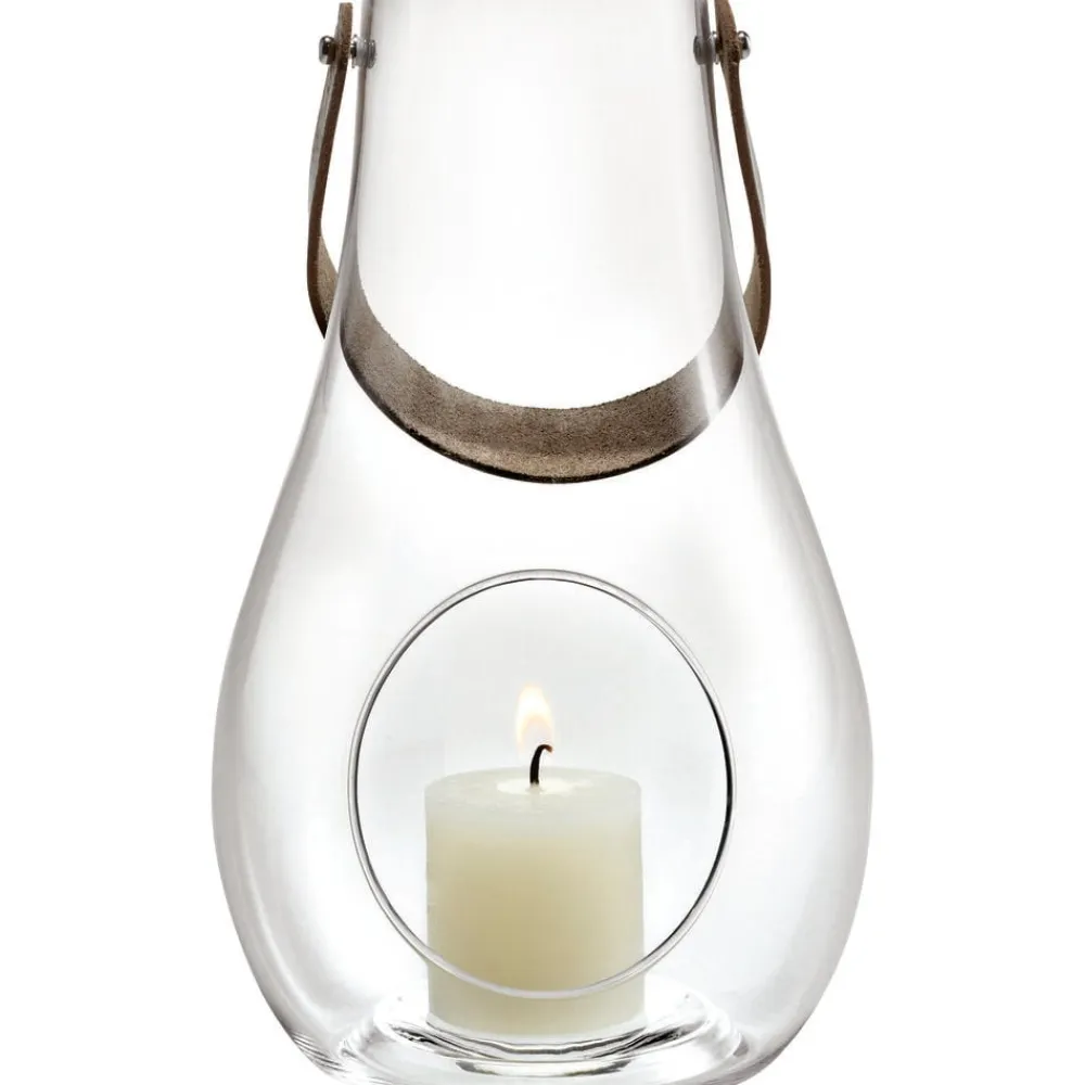 Dwl lanterne klart glas 24,8 cm.>Holmegaard Sale